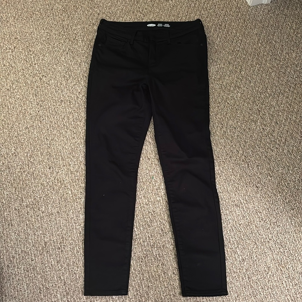 Old Navy Rock Star Black Jeans Size 12